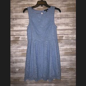 City Triangles blue lace dress
